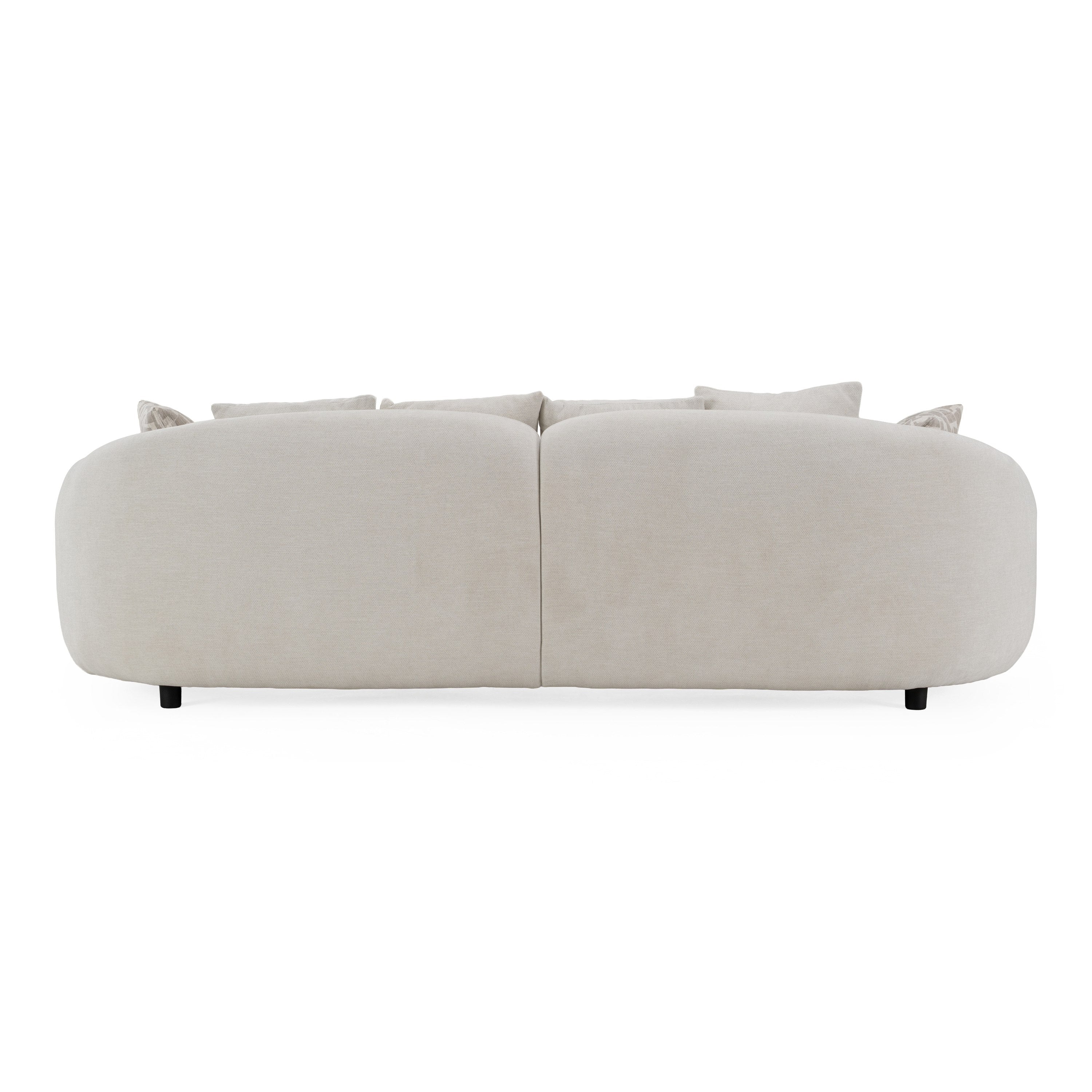 Yorba - Modern Beige Fabric Sofa